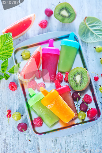 Image of homemade fruit icecream