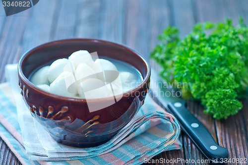 Image of fresh mozzarella