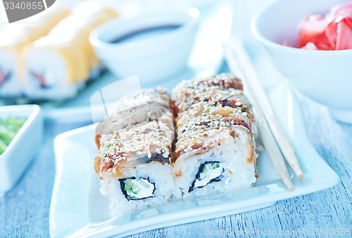 Image of fresh sushi