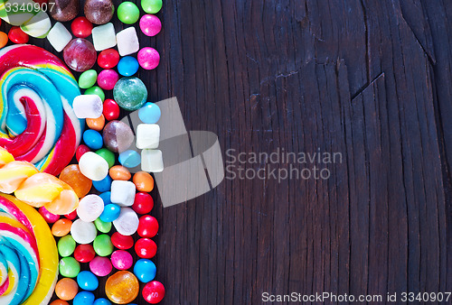 Image of sweet color candy