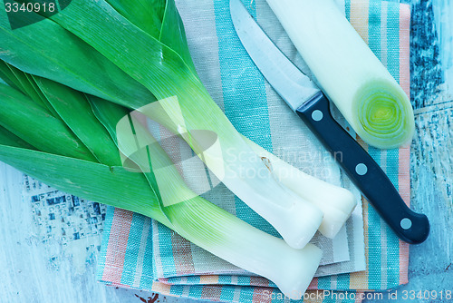 Image of fresh leek