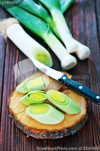 Image of fresh leek