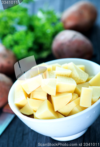 Image of raw potato