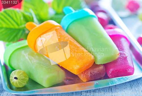 Image of homemade fruit icecream