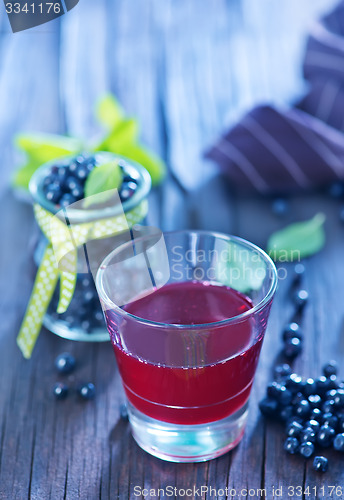 Image of blueberry juice