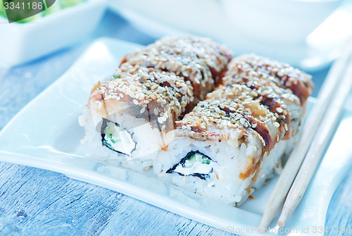 Image of fresh sushi