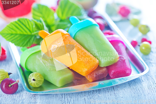 Image of homemade fruit icecream