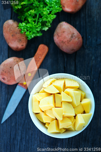 Image of raw potato