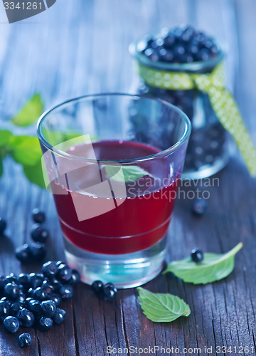 Image of blueberry juice