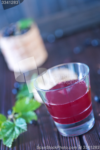 Image of black currant juice