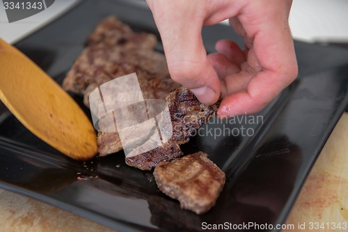 Image of Delicious juicy steak