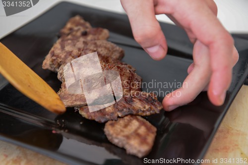 Image of Delicious juicy steak