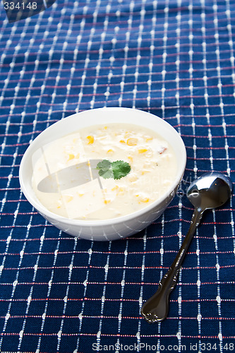 Image of Creamy corn soup