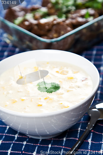 Image of Creamy corn soup
