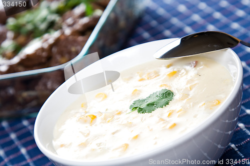 Image of Creamy corn soup