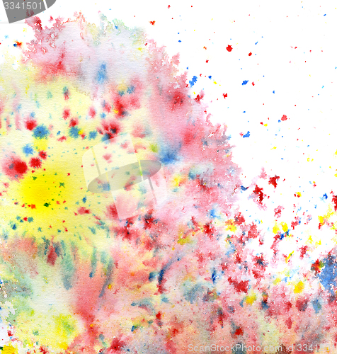 Image of colored paint splatters