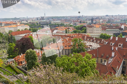 Image of Aerial view over Old Town, Prague