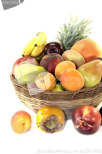 Image of Fruit basket with various fruits
