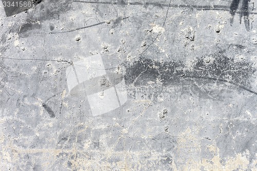 Image of Grungy White Concrete Wall Background