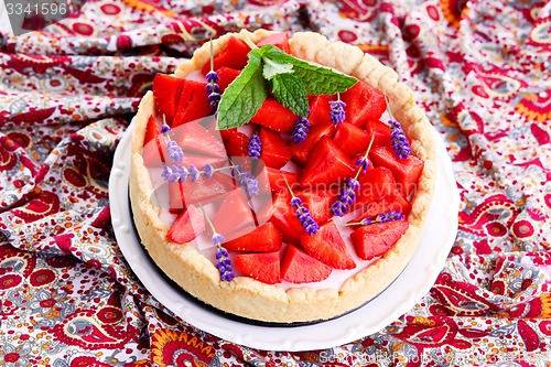 Image of strawberry cheesecake