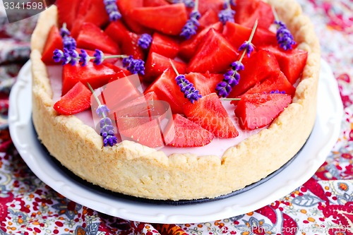 Image of strawberry cheesecake