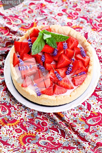 Image of strawberry cheesecake