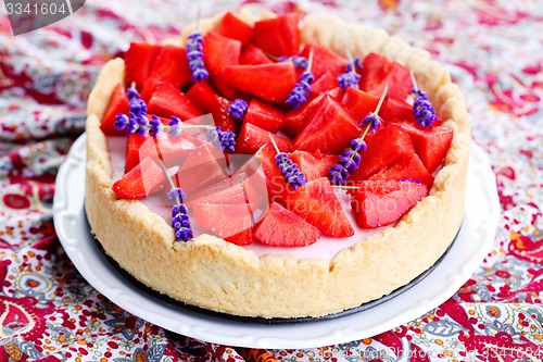 Image of strawberry cheesecake