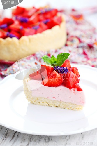 Image of strawberry cheesecake