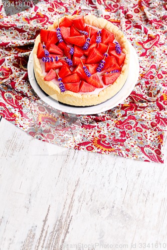Image of strawberry cheesecake