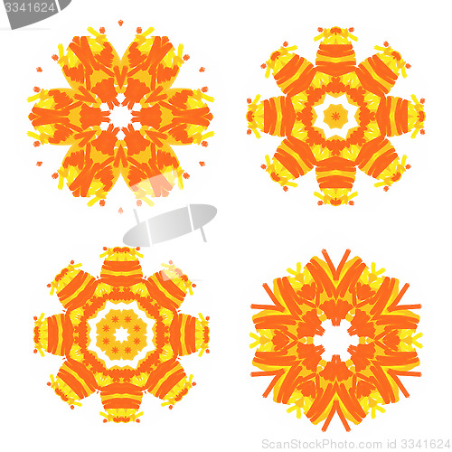 Image of Bright abstract color patterns