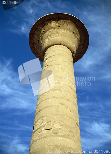 Image of Column of Taharka,Karnak,Egypt