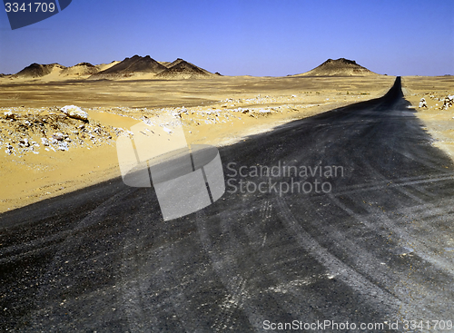 Image of Desert Road, Egypt