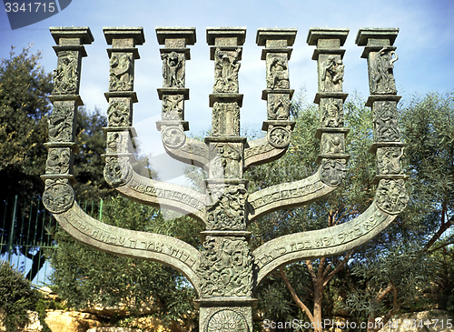 Image of Menorah by Knesset, Jerusalem