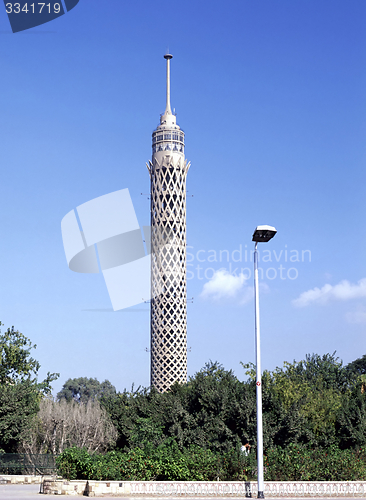 Image of Cairo Tower on Gezira Island, Egypt