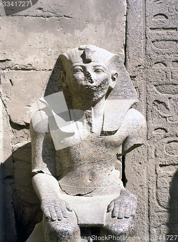 Image of Statue in Karnak Temple