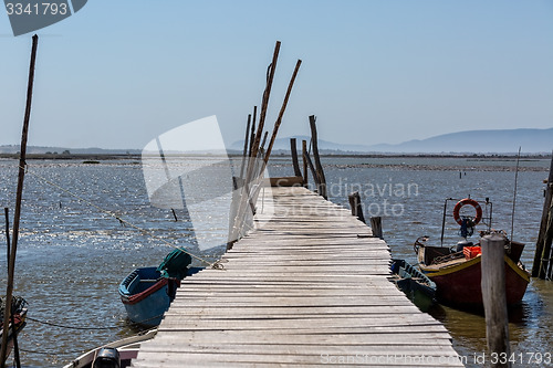 Image of Very Old Dilapidated Pier in Fisherman Village