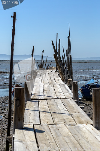 Image of Very Old Dilapidated Pier in Fisherman Village