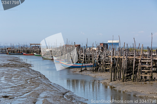 Image of Very Old Dilapidated Fishermen Village