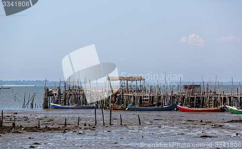 Image of Very Old Dilapidated Fishermen Village