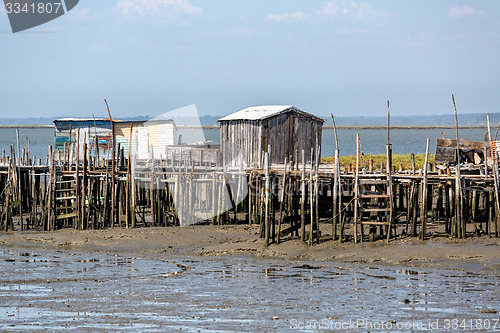 Image of Very Old Dilapidated Fishermen Village