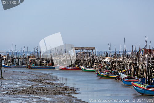 Image of Very Old Dilapidated Fishermen Village