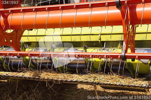 Image of combine harvesters  