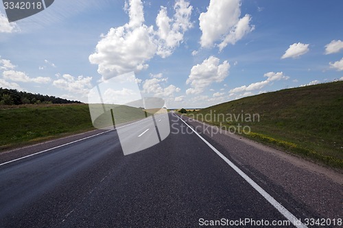 Image of the asphalted road  