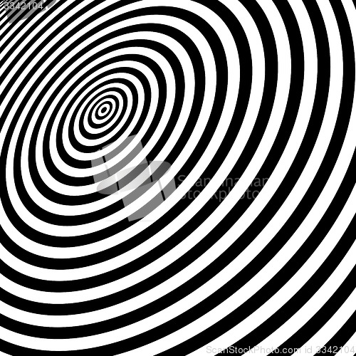 Image of Black and white abstract striped background. Optical Art. 