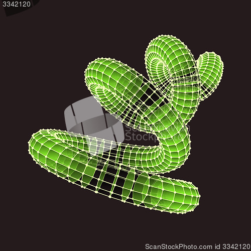 Image of Spiral. 3d vector illustration. 