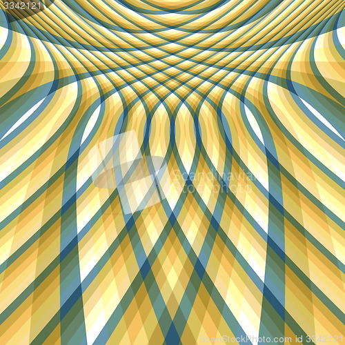 Image of Abstract swirl background. Pattern with optical illusion. Vector