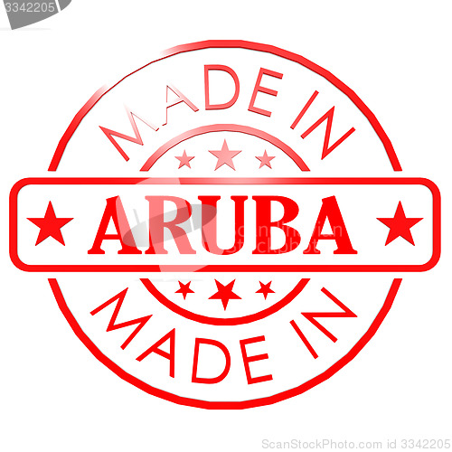 Image of Made in Aruba red seal