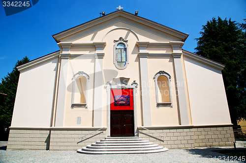 Image of old architecture in italy   sunlight