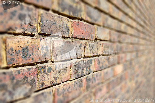 Image of in london   the    abstract    texture of a ancien wall and ruin