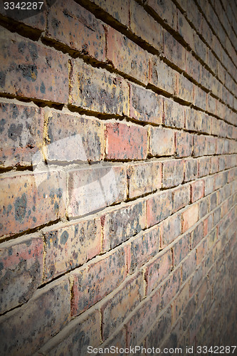 Image of in london   the    abstract    texture of a ancien wall and ruin